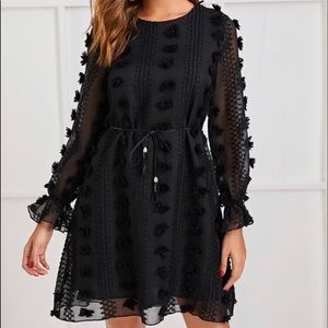 Black dot dress